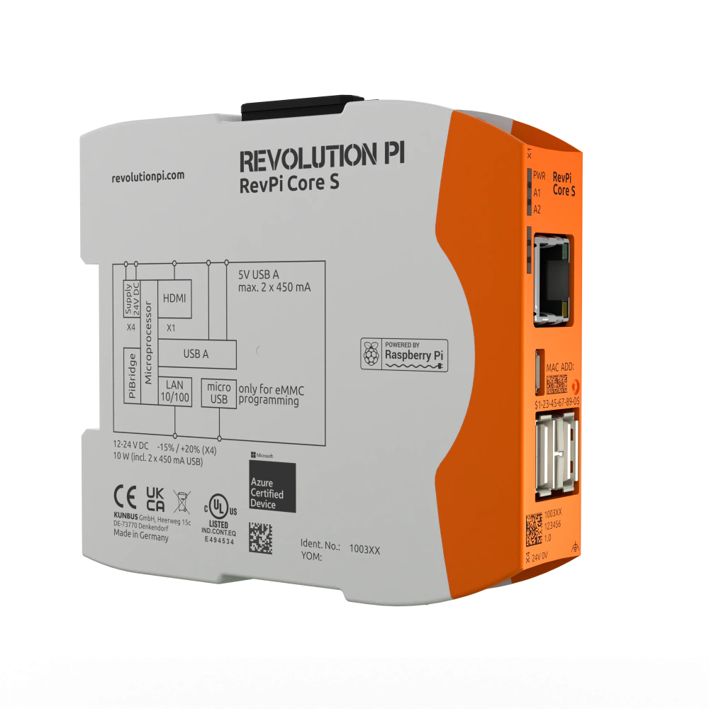 revolution pi 100XXX revpi core s