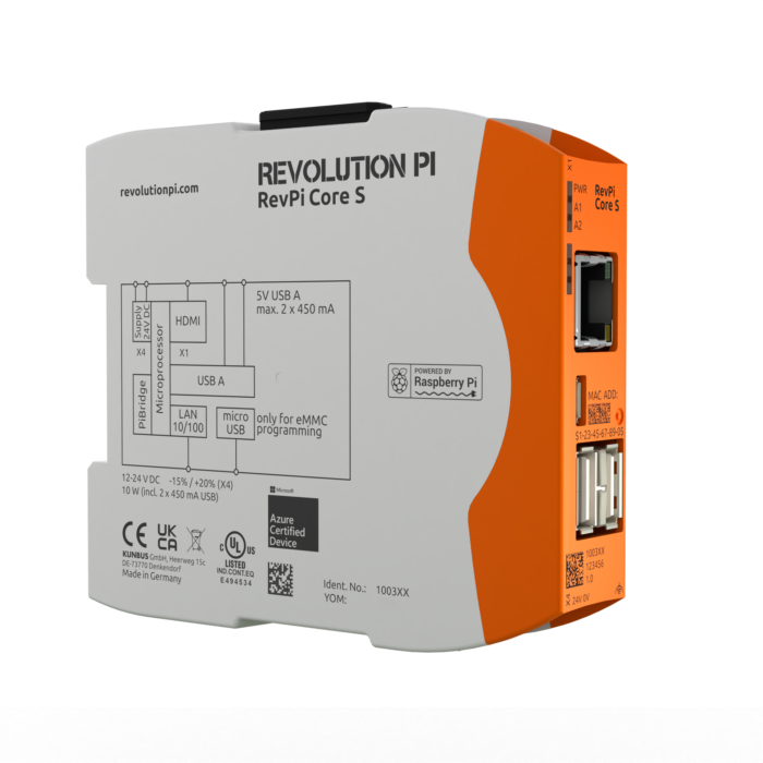 revolution pi 100XXX revpi core s