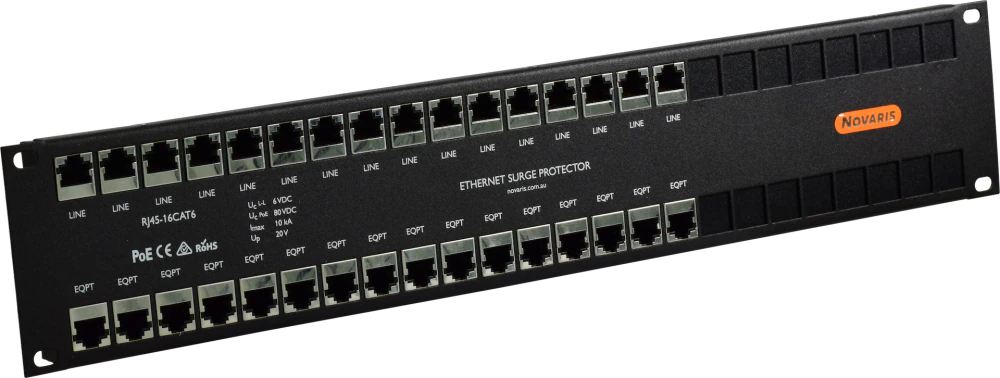RJ45 16CAT6 Left