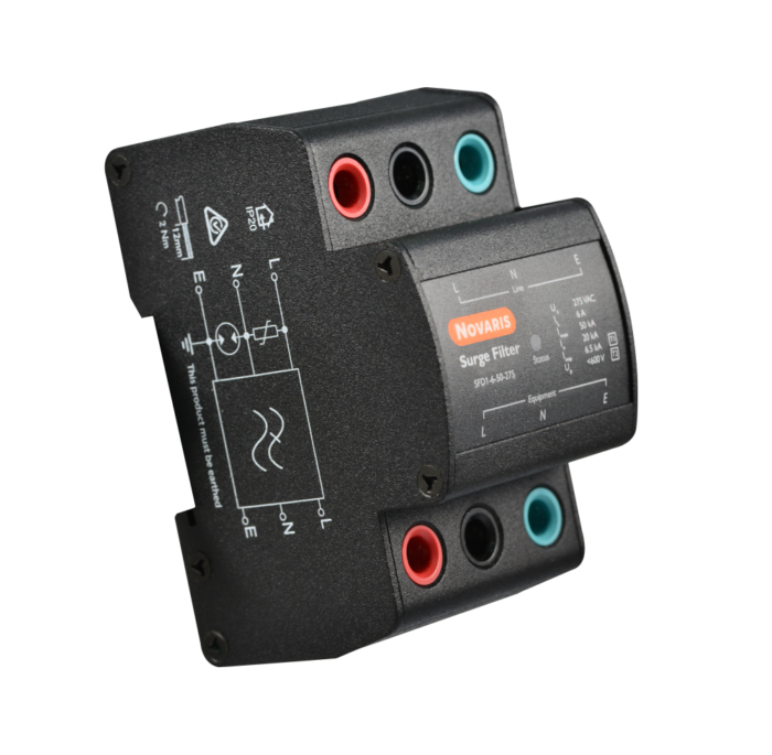 Surge Filter, 1 Phase, 6A, 50kA, 275V