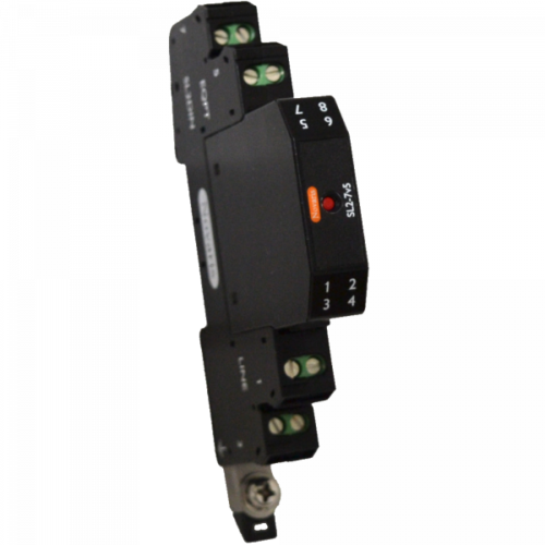 Signal Surge Protector 7.5V,  500mA, 20kA 1 Pair c/w Base and alarm output & G Rail mount