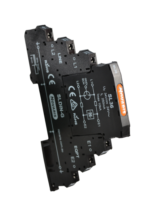 Signal Surge Protector 36V, 250mA, 10kA, 1 pair  C/W G Base