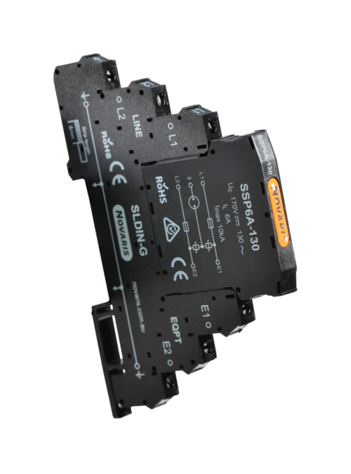 Series Surge Protector 130V 3.6kA c/w G base