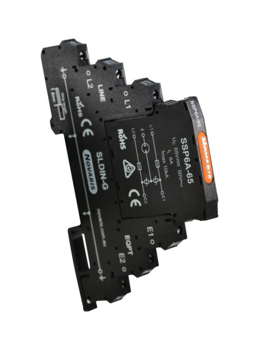 Series Surge Protector 65V 9.6kA c/w G base