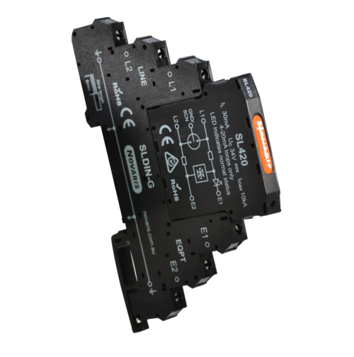 Signal Surge Protector 4 - 20 mA, 30mA, 10kA, 1 pair  C/W G Base