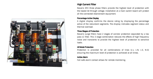 Surge filter, 400A, 3ph, 200kA