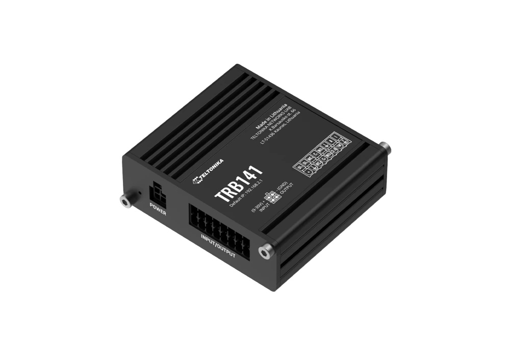TRB141 Gateway, 1 SIM 4G/LTE (Cat 1), I/O terminal block